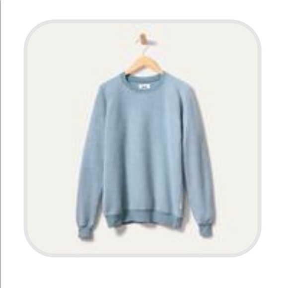 FEAT blanket blend denim colored crewneck - Picture 3 of 7